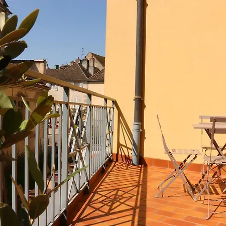 Appartement Le Saint-Etienne Avec Terrasse Beaune  Kamer foto